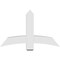 Ekena Millwork Bellingham Architectural Grade PVC Gable Bracket, 48"W x 30"H x 6"D x 6"F, 15/12 Pitch GBP048X30X0606BEL00 - alternate 4